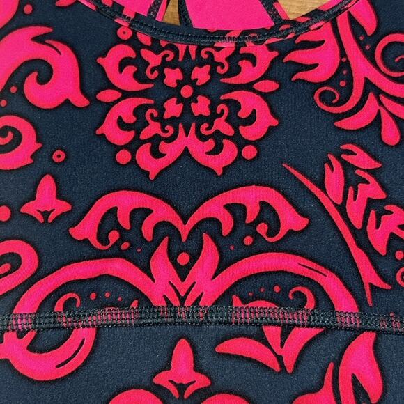 Fourlaps Infinity Sports Bra  workout bra Velvet Wallpaper NWT Small - Picture 2 of 9